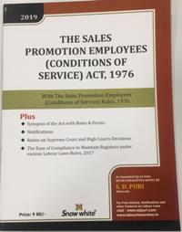 THE SALES PROMOTION EMPLOYEES (CONDITIONS OF SERVICE) ACT, 1976